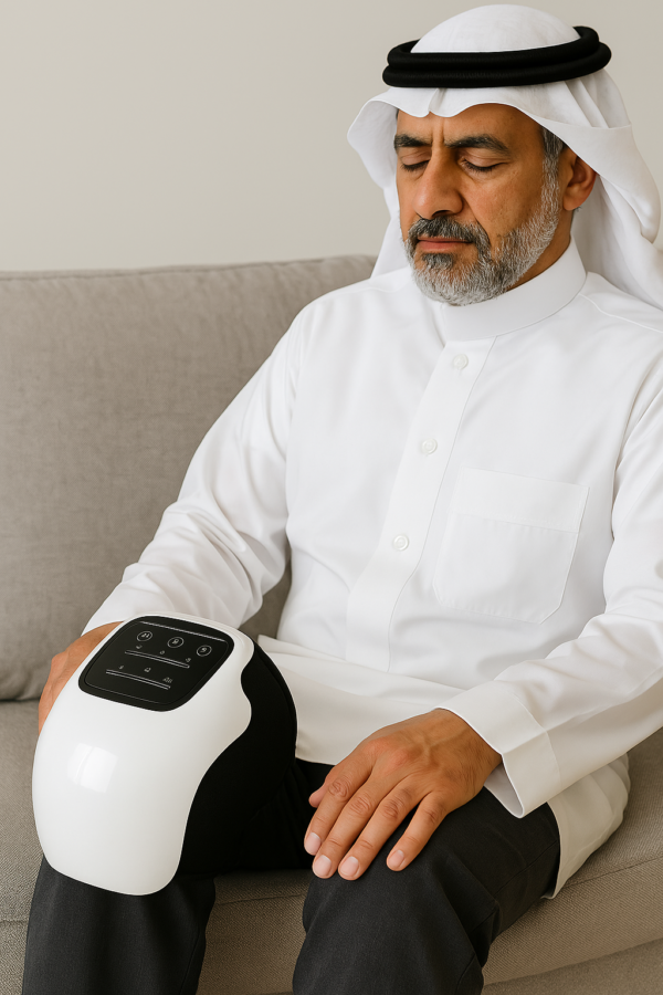 ⁦مدلك الركبة اللاسلكي مع شاشة LED⁩ - الصورة ⁦2⁩
